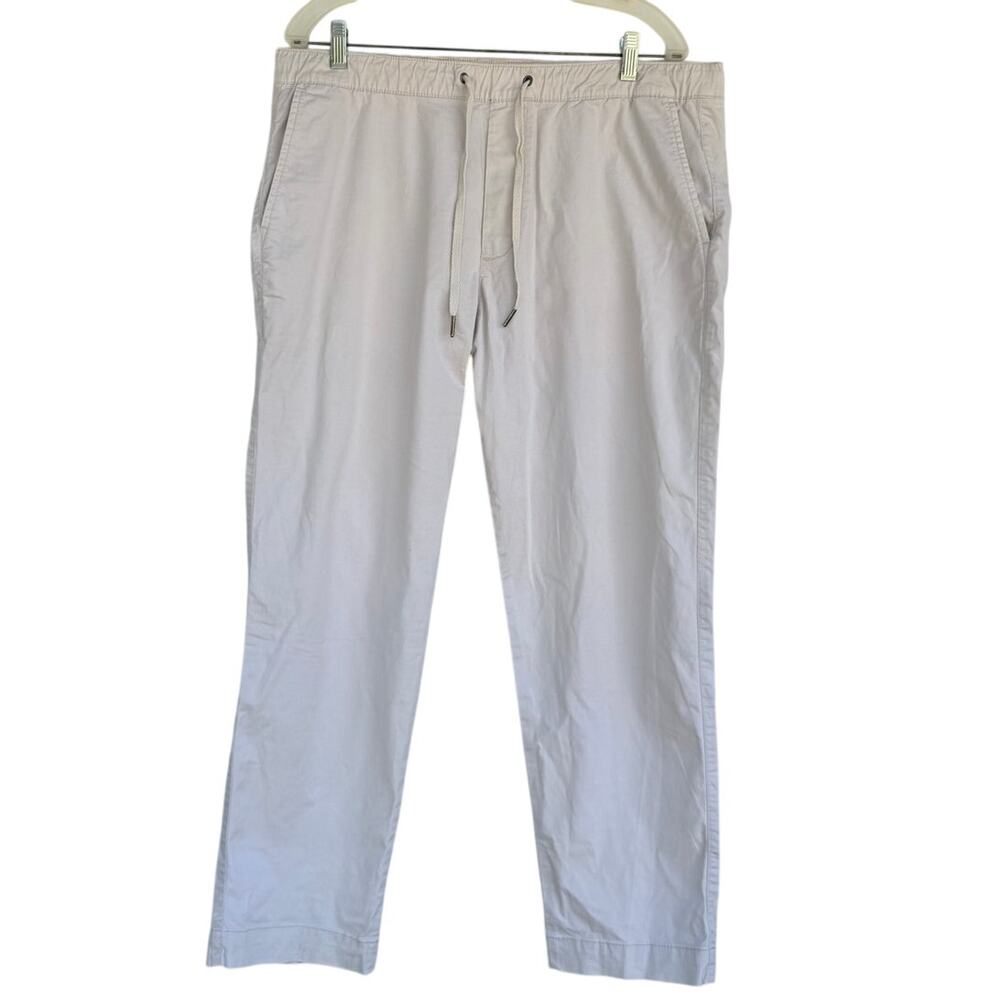 Gap for Good Beige Easy Pant Drawstring Casual Trousers Size Large